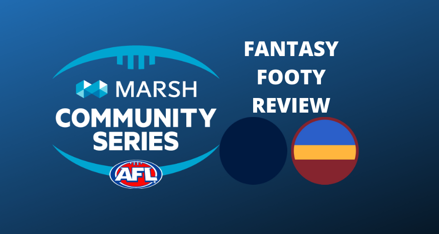 Marsh Community Series Review | Blues Vs Lions