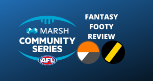 Marsh Community Series Review | Giants Vs Tigers