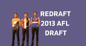 Redrafting the 2013 AFL Draft