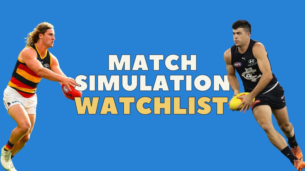 2023 Match Simulation Watchlist