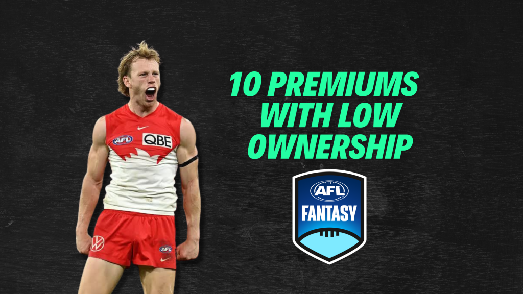Ten premiums in AFLFantasy with low ownership