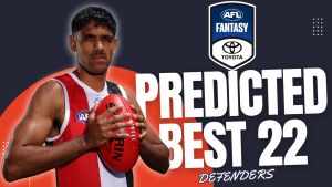 Predicting the top AFL Fantasy Defenders for 2026