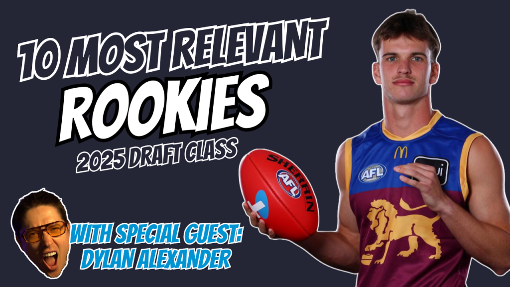 10 Most Relevant Rookies in AFL Fantasy & SuperCoach for 2026
